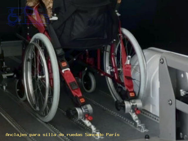 Anclajes para silla de ruedas Sancedo París