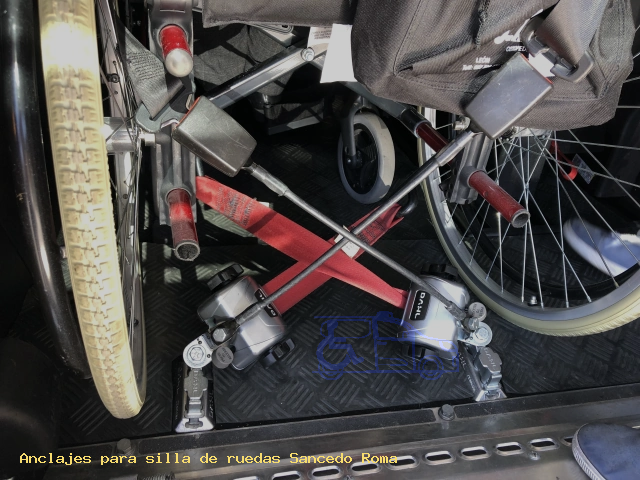Anclajes para silla de ruedas Sancedo Roma