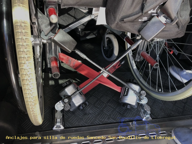 Anclaje silla de ruedas Sancedo San Baudilio de Llobregat
