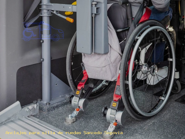 Anclajes silla de ruedas Sancedo Segovia