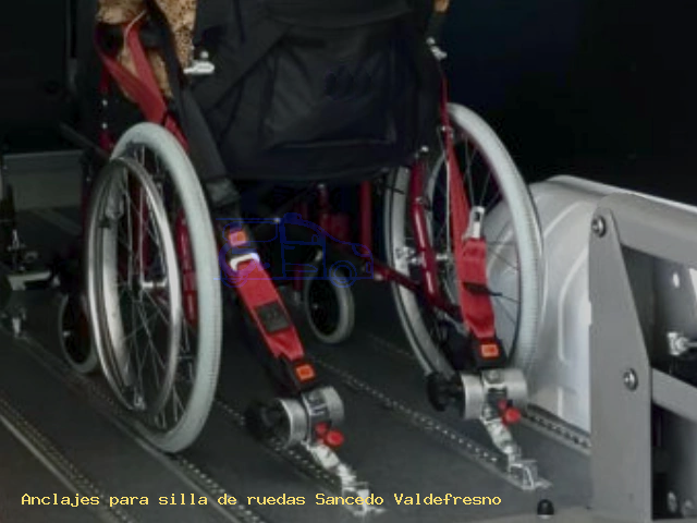 Anclajes para silla de ruedas Sancedo Valdefresno
