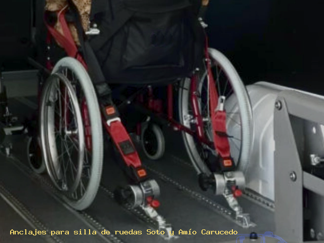 Sujección de silla de ruedas Soto y Amío Carucedo