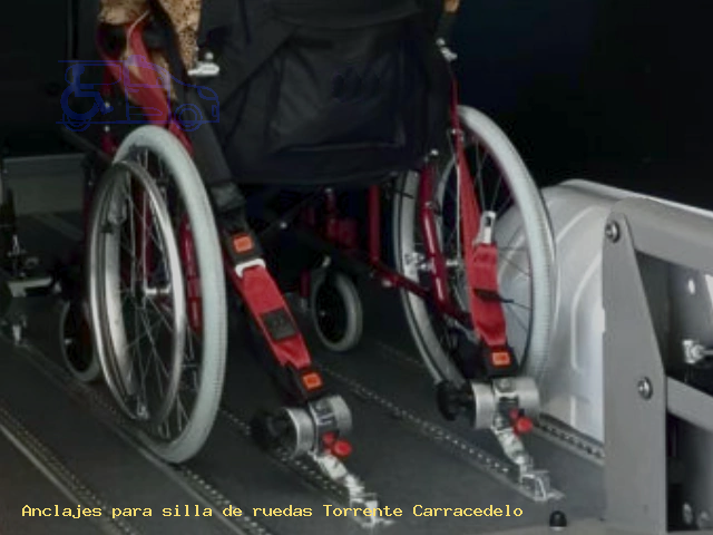 Anclajes para silla de ruedas Torrente Carracedelo