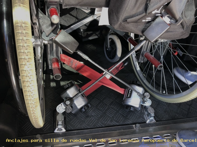 Seguridad para silla de ruedas Val de San Lorenzo Aeropuerto de Barcelona