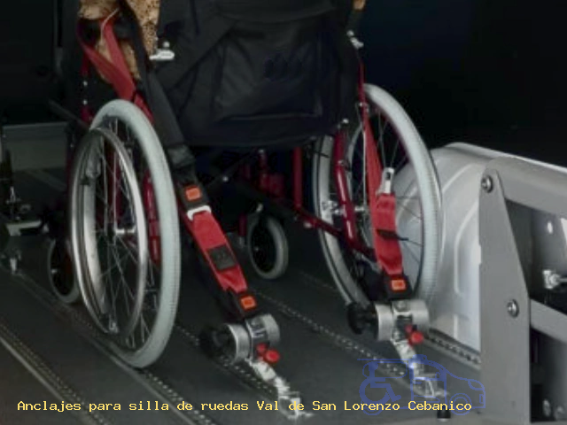 Anclaje silla de ruedas Val de San Lorenzo Cebanico