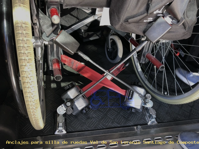 Anclajes para silla de ruedas Val de San Lorenzo Santiago de Compostela
