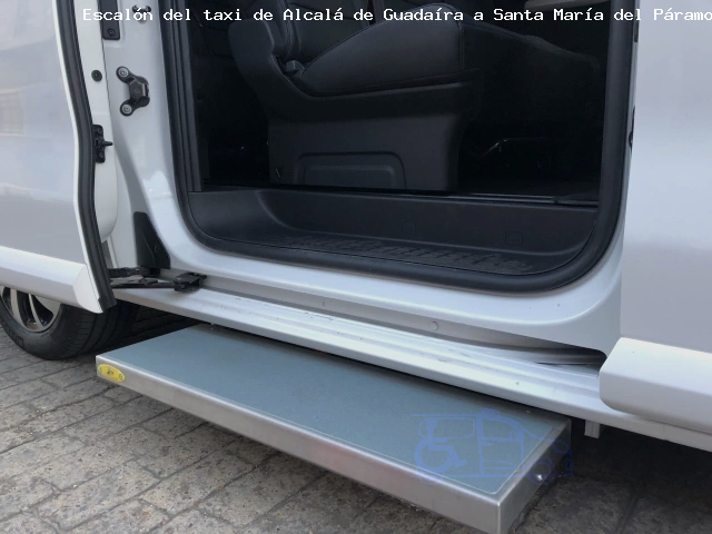 Escalón del taxi de  a Santa María del Páramo