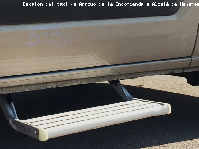 Taxi con escalón de Arroyo de la Encomienda a Alcalá de Henares