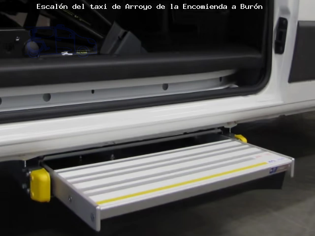Escalón del taxi de  a Burón