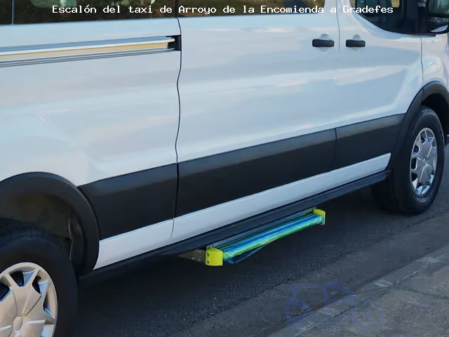 Escalón del taxi de  a Gradefes