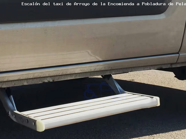 Taxi con escalón de Arroyo de la Encomienda a Pobladura de Pelayo García