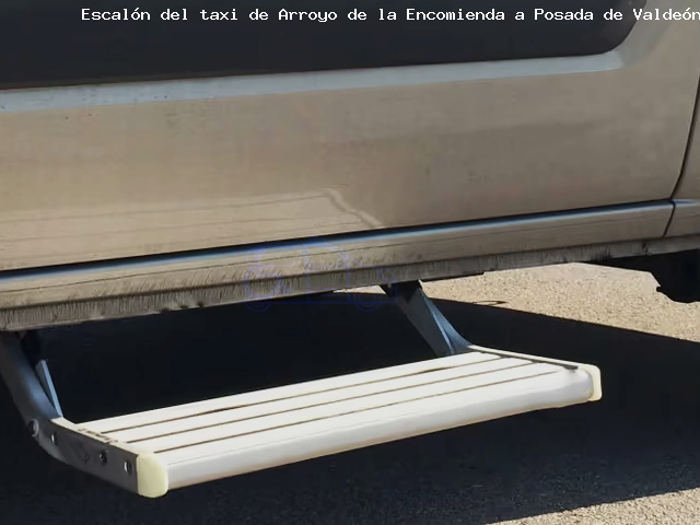 Taxi con escalón de Arroyo de la Encomienda a Posada de Valdeón
