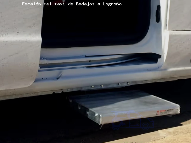 Escalón del taxi de  a Logroño