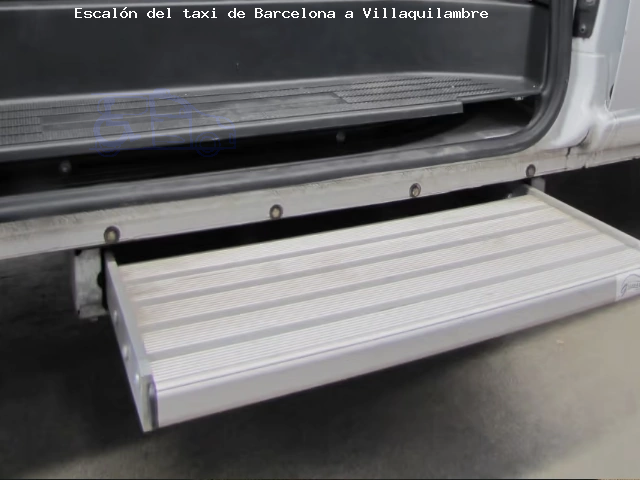 Taxi con escalón de Barcelona a Villaquilambre