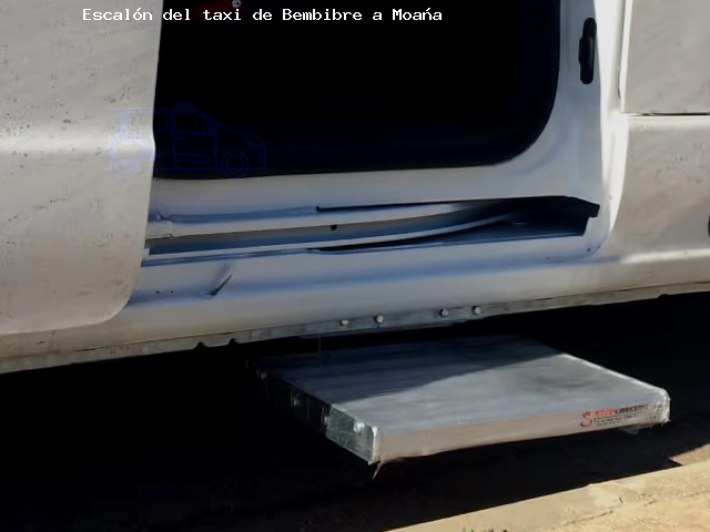 Escalón del taxi de  a Moaña