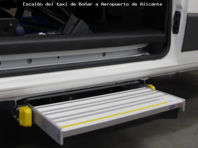 Taxi con escalón de Boñar a Aeropuerto de Alicante