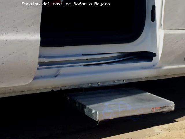 Escalón del taxi de  a Reyero