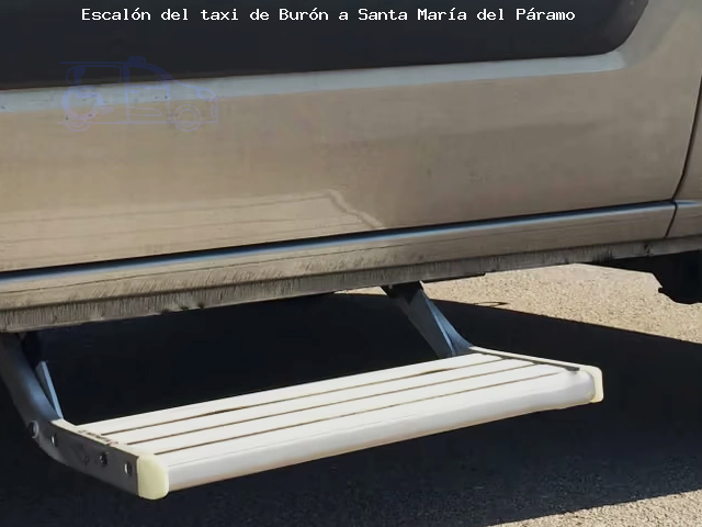 Escalón del taxi de  a Santa María del Páramo