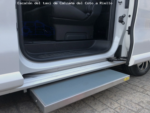 Escalón del taxi de  a Riello