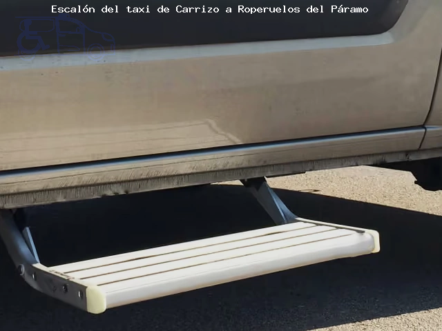 Escalón del taxi de  a Roperuelos del Páramo