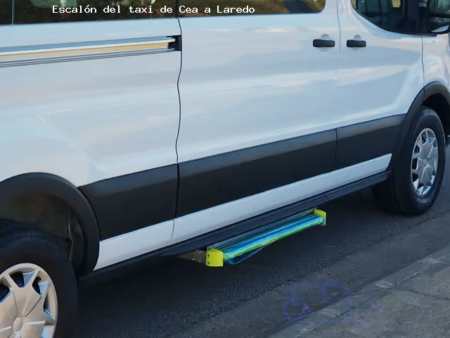 Taxi con escalón ruta Cea Laredo