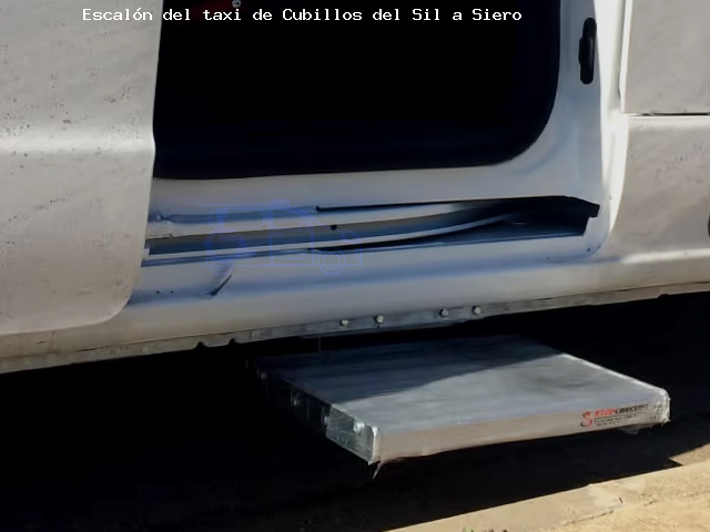 Escalón del taxi de  a Siero