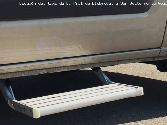 Taxi con escalón ruta El Prat de Llobregat San Justo de la Vega