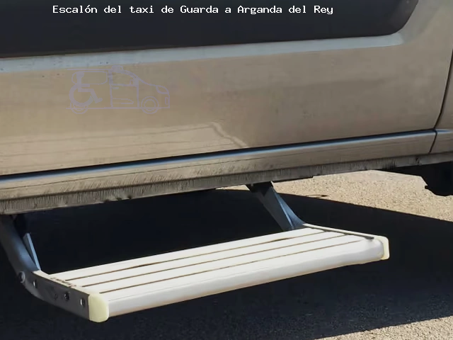 Taxi con escalón de Guarda a Arganda del Rey