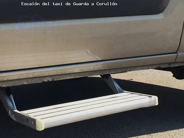 Escalón del taxi de  a Corullón