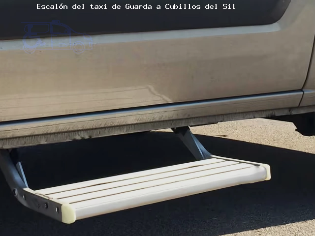 Escalón del taxi de  a Cubillos del Sil