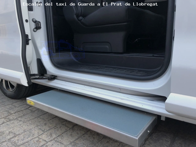 Taxi con escalón de Guarda a El Prat de Llobregat
