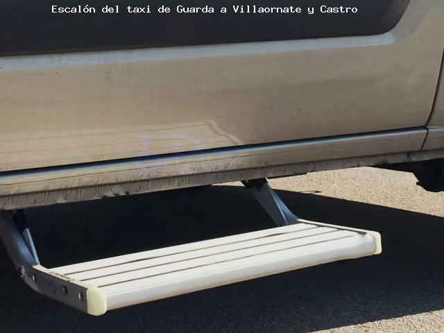 Escalón del taxi de  a Villaornate y Castro
