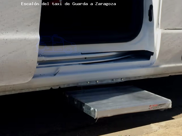 Taxi con escalón de Guarda a Zaragoza