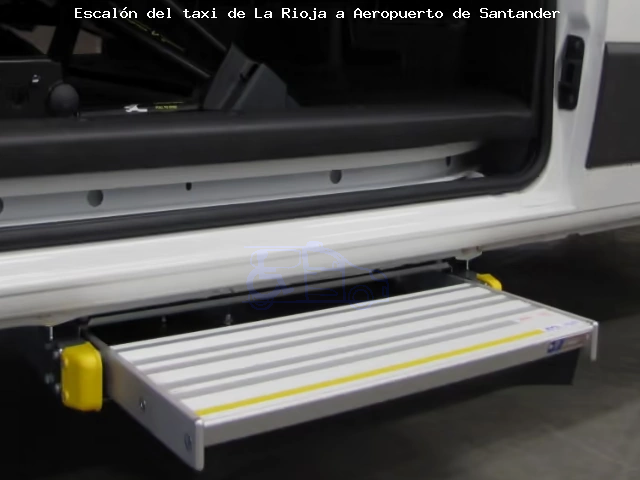 Taxi con escalón de La Rioja a Aeropuerto de Santander