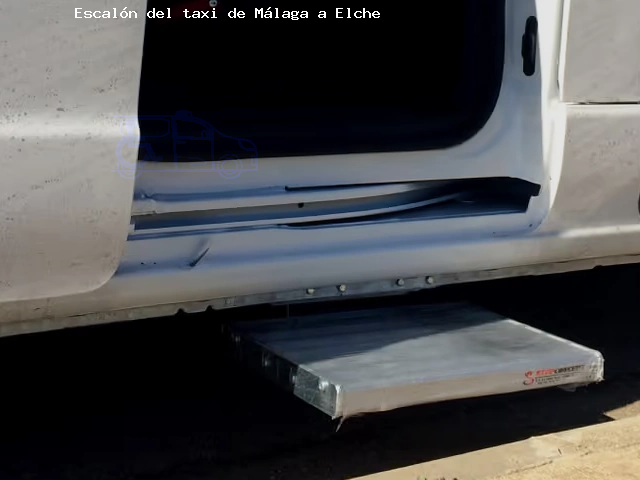 Escalón del taxi de  a Elche