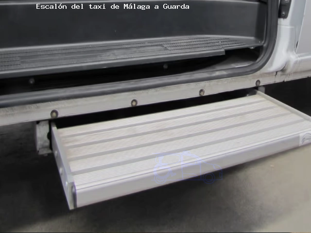 Escalón del taxi de  a Guarda