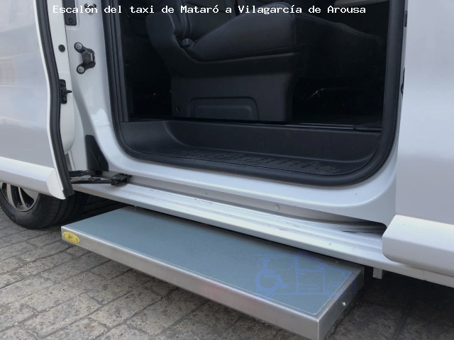 Taxi con escalón ruta Mataró Vilagarcía de Arousa