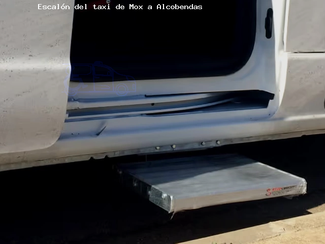 Escalón del taxi de  a Alcobendas