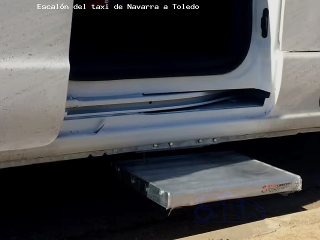 Escalón del taxi de  a Toledo