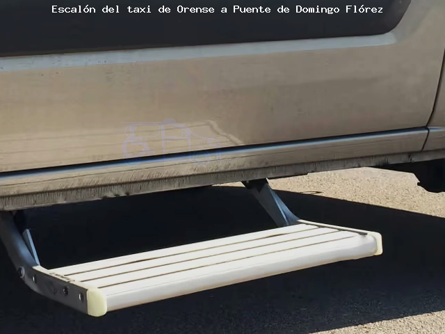 Escalón del taxi de  a Puente de Domingo Flórez