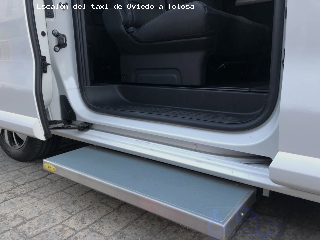 Escalón del taxi de  a Tolosa