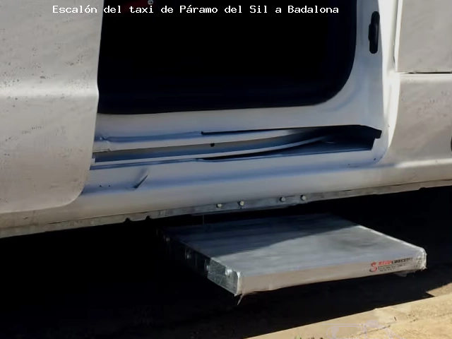 Taxi con escalón Páramo del Sil Badalona