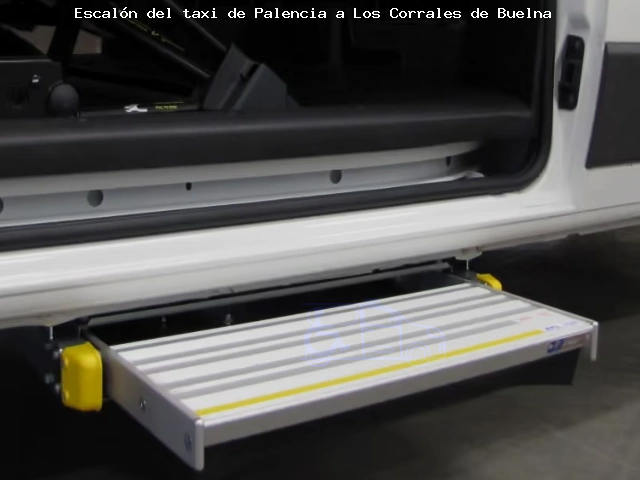 Escalón del taxi de  a Los Corrales de Buelna