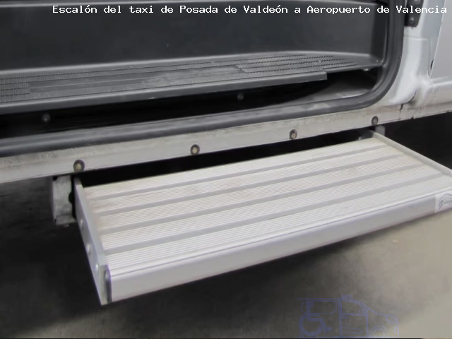 Taxi con escalón de Posada de Valdeón a Aeropuerto de Valencia