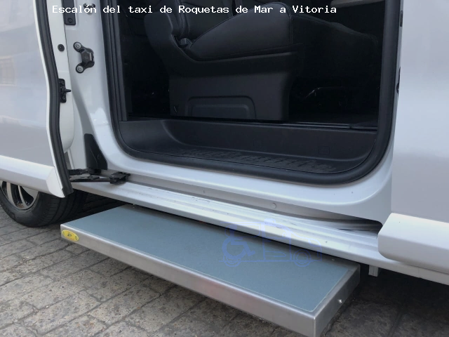 Escalón del taxi de  a Vitoria
