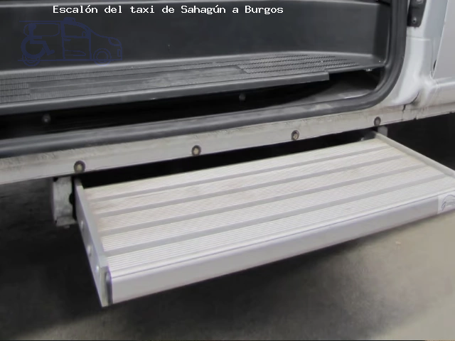 Taxi con escalón de Sahagún a Burgos