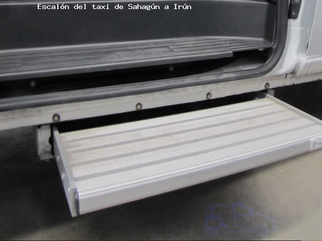 Escalón del taxi de  a Irún