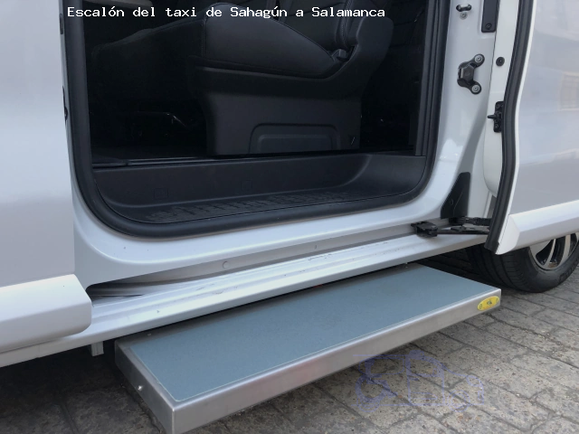 Escalón del taxi de  a Salamanca