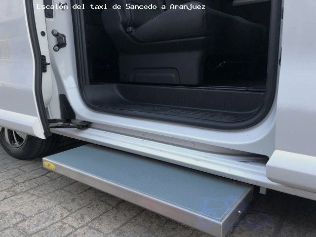 Escalón del taxi de  a Aranjuez