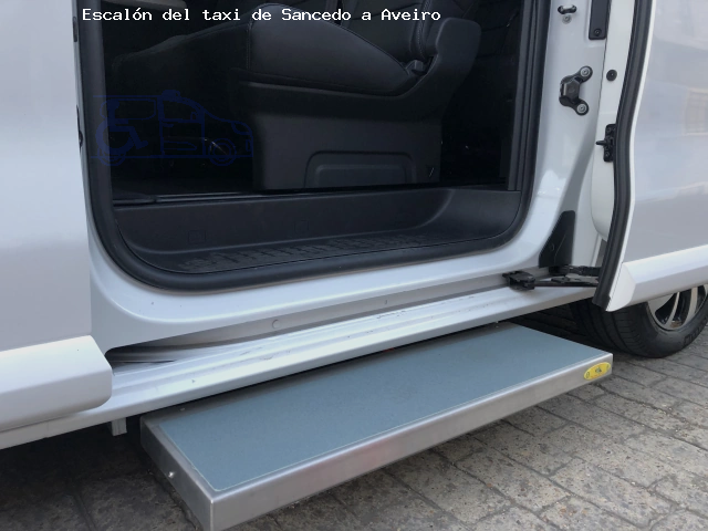 Escalón del taxi de  a Aveiro
